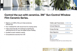 3M Sun Control Window Film Ceramic Series