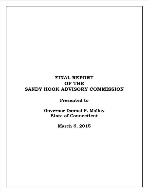 sandy hook advisory Commission final report