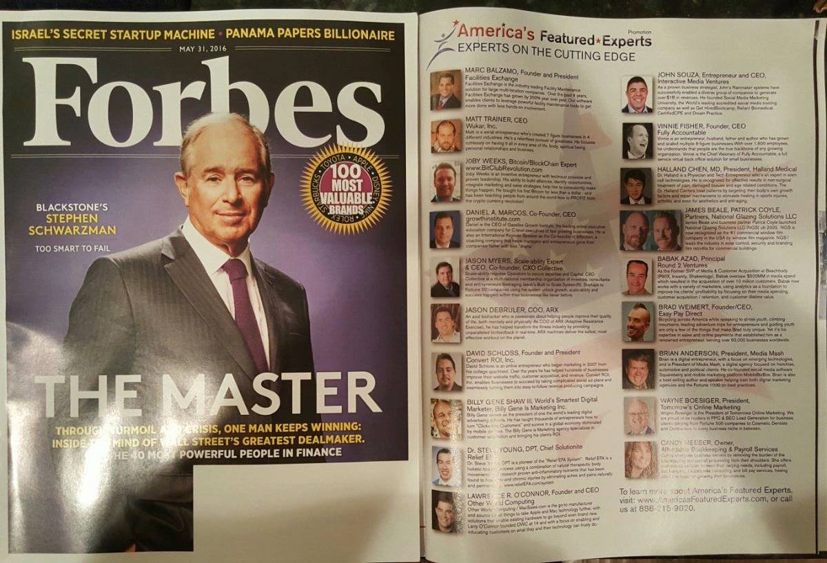 NGS founders in Forbes