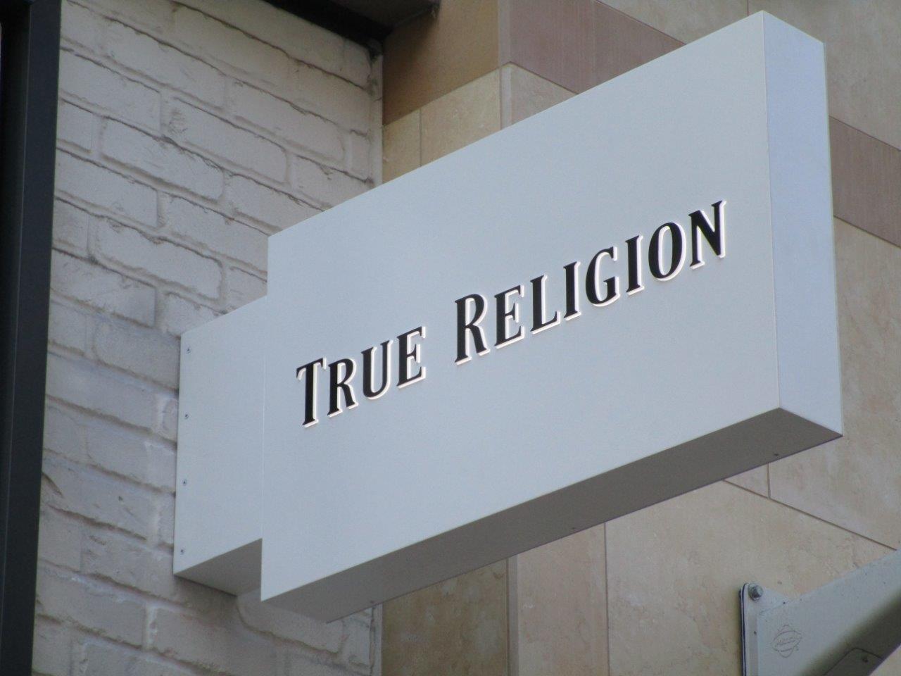 True Religion Blade Sign