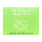 Green general rules wall graphics hands