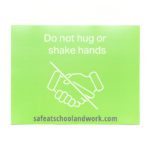 Green general rules wall graphics hands