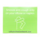Green general rules wall graphics sneeze