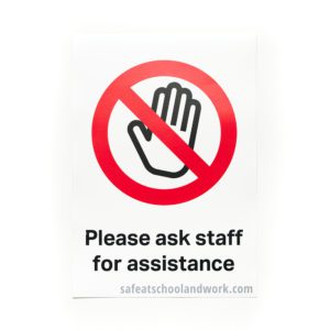 Please Ask Staff For Assistance