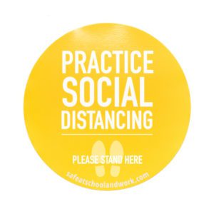 Practice Social Distancing Floor Graphic