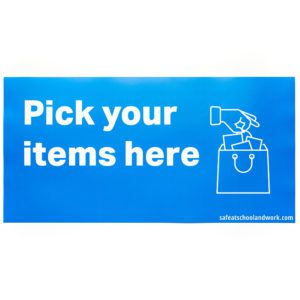 Pick Your Items Here Graphic