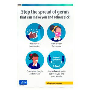 Stop the Spread of Germs Poster