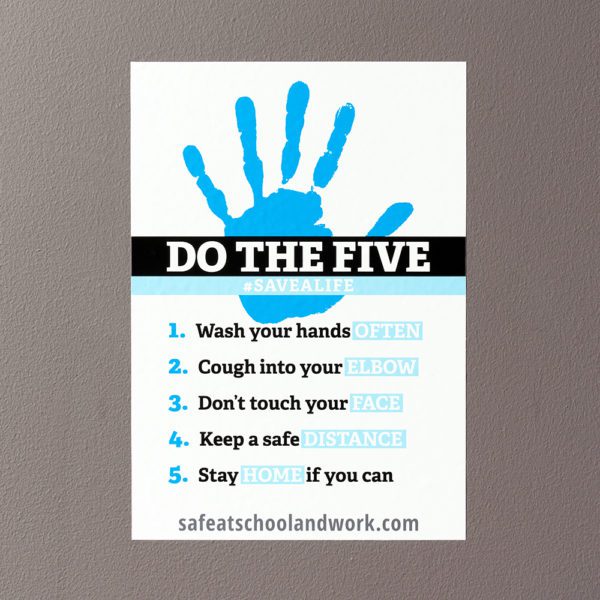 Do the Five wall graphic