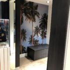 Palm tree custom graphic installed for an office by NGS Films and Graphics.