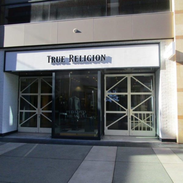 True Religion face illuminated