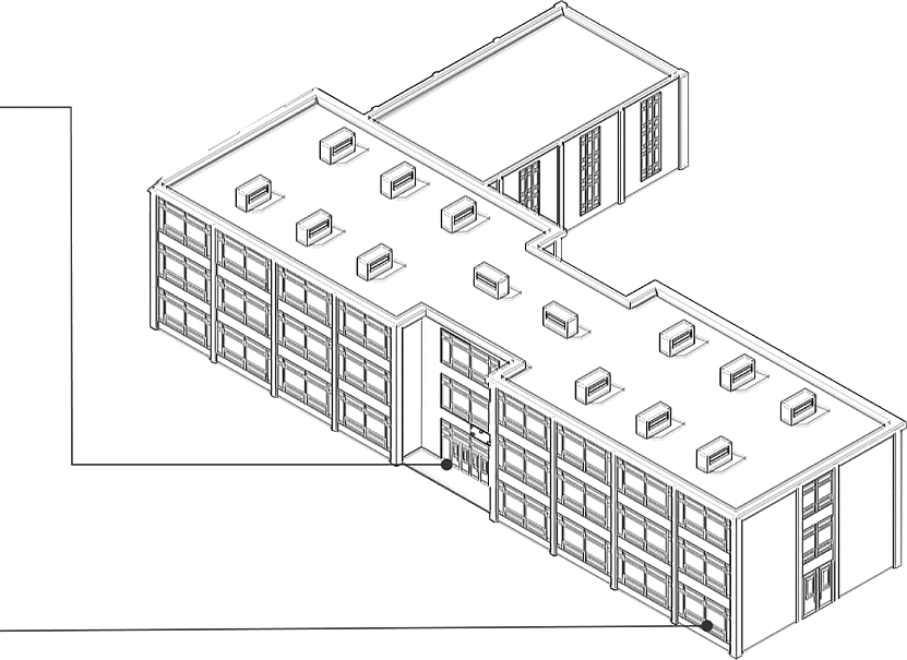Graphic of a building