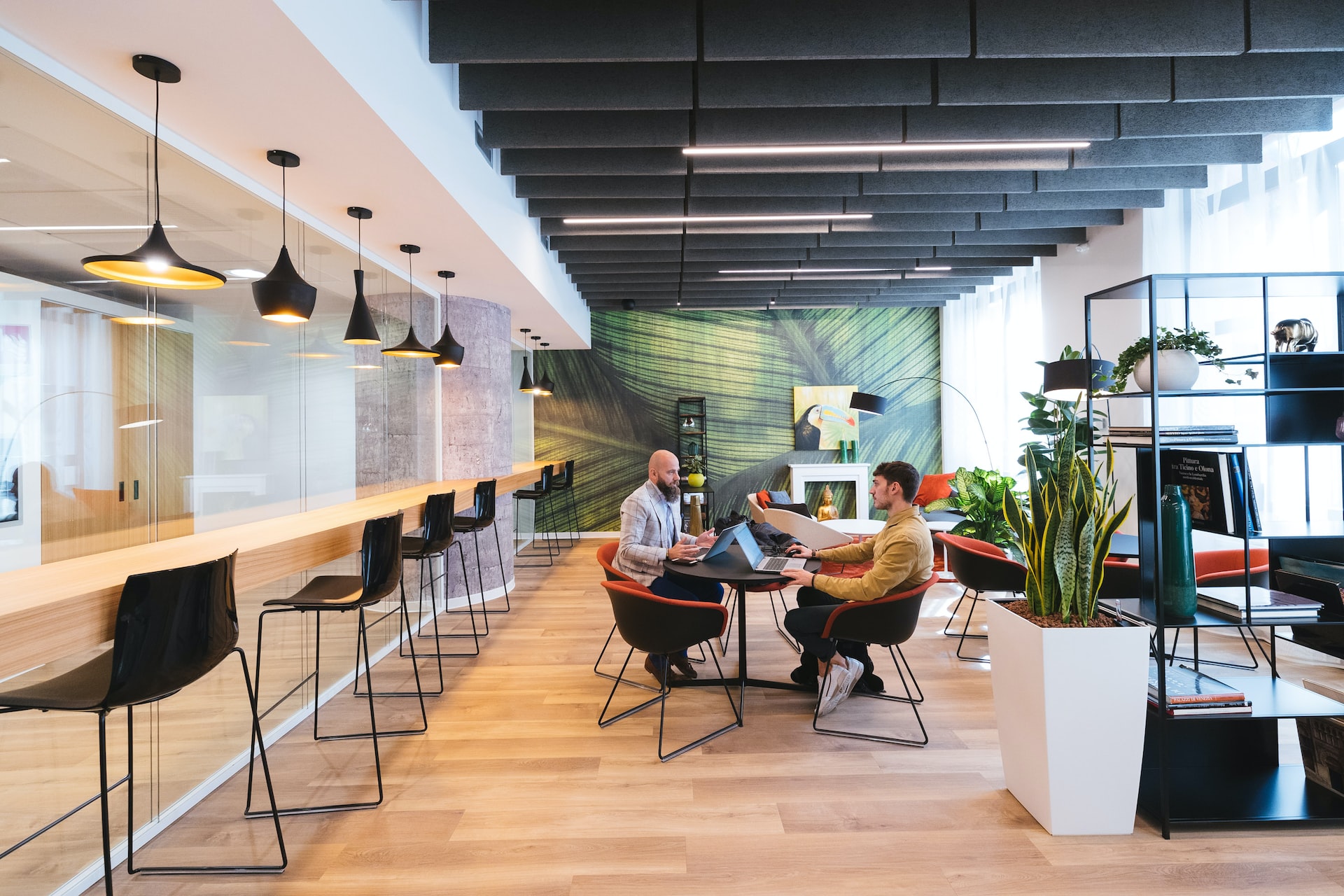 Modern Office with happy employees